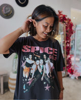 Spice Girls Doodle Cotton Graphic T-Shirt - PINK ARROWS