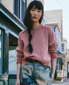Spring Street Pullover Bijou Sweater - PINK ARROWS