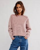 Spring Street Pullover Bijou Sweater - PINK ARROWS