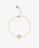 Squad Dainty Bracelet 14k Gold - PINK ARROWS