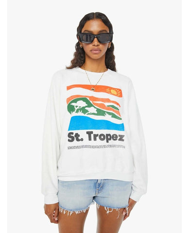St Tropez Sweatshirt - PINK ARROWS