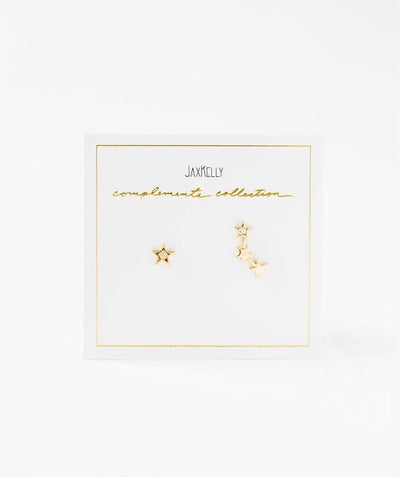Star Constellations Earring Set - PINK ARROWS