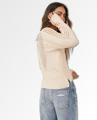 Starlight Tunic Sweater Hushed Grain - PINK ARROWS