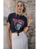 Stormy River Biker Tee - PINK ARROWS
