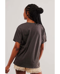 Stormy River Biker Tee - PINK ARROWS