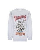 Stormy River Sweatshirt Grey Marle - PINK ARROWS