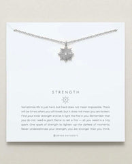 Strength Necklace Silver - PINK ARROWS