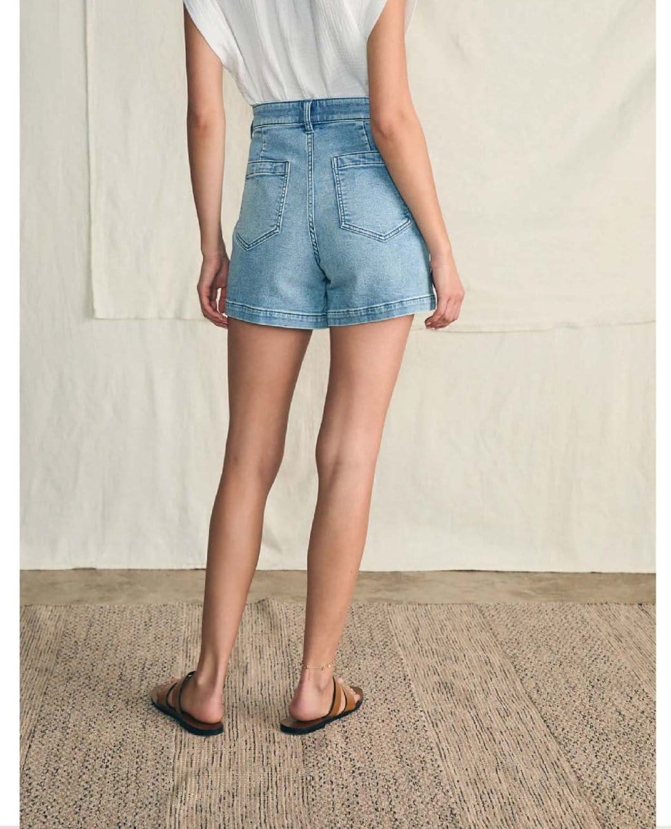Stretch Terry Patch Pocket Shorts - PINK ARROWS