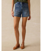 Stretch Terry Patch Pocket Shorts Riverton - PINK ARROWS