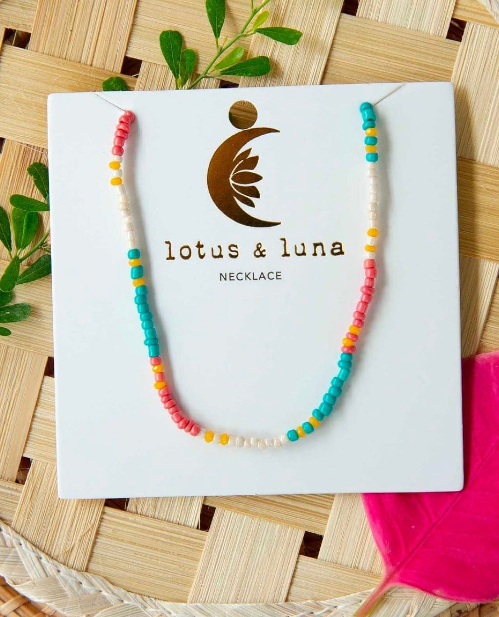 Summer Daze Necklace - PINK ARROWS