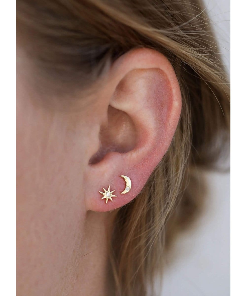 Sun & Moon Earring Set - PINK ARROWS