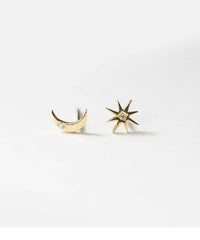 Sun & Moon Earring Set - PINK ARROWS