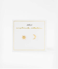 Sun & Moon Earring Set - PINK ARROWS
