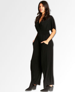 Sunfest Jumpsuit Mirage Black - PINK ARROWS