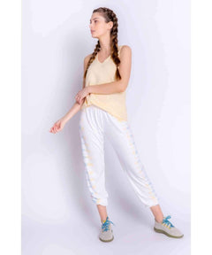 Sunset Hues Banded Pant - PINK ARROWS