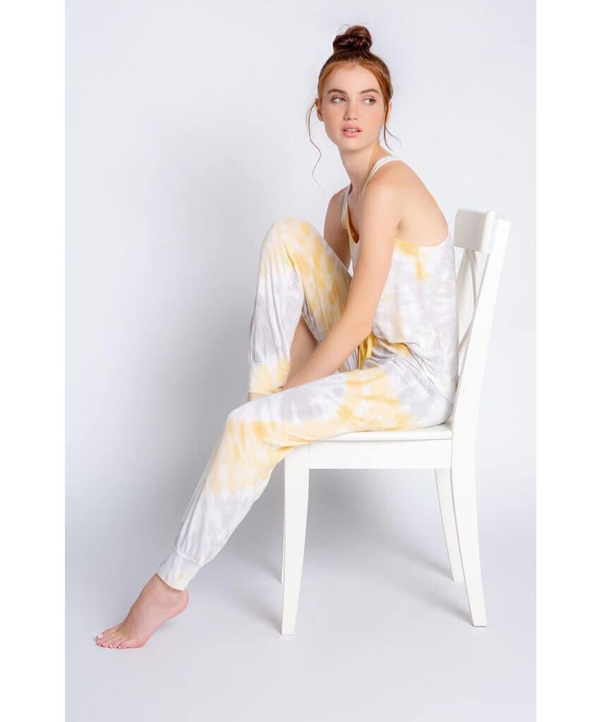 Sunshine Tie Dye Jogger Pant - PINK ARROWS