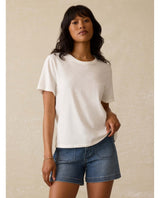 Sunwashed Essential Tee White - PINK ARROWS