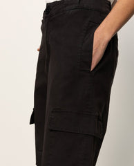 Take Over Linen Jogger Black - PINK ARROWS