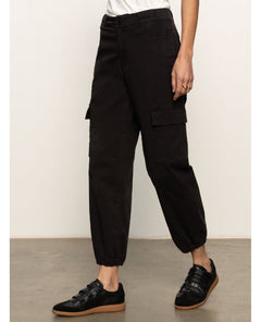Take Over Linen Jogger Black - PINK ARROWS