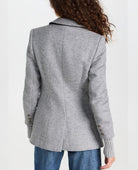 The City Blazer Ice Grey - PINK ARROWS