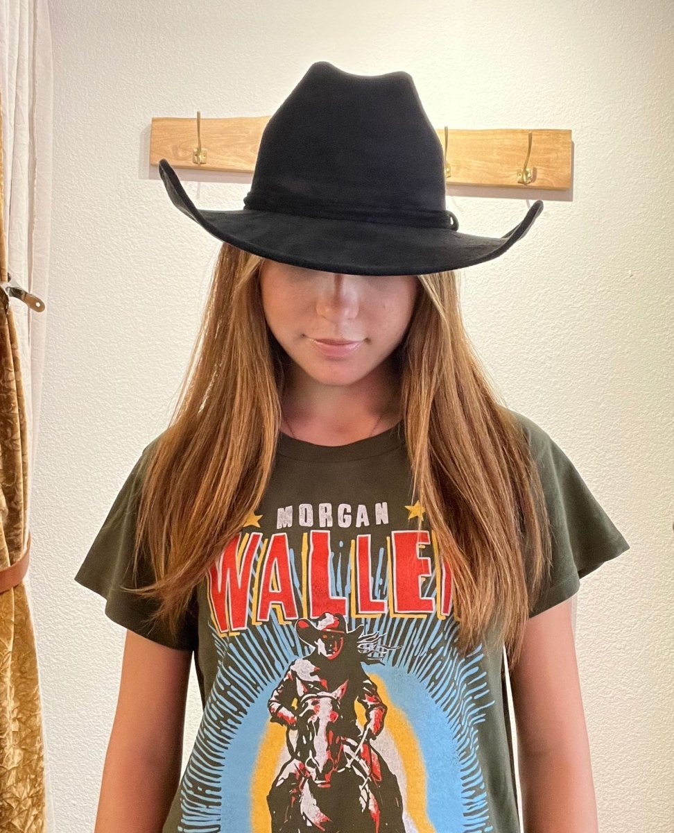 The Cowboy Fedora Black - PINK ARROWS