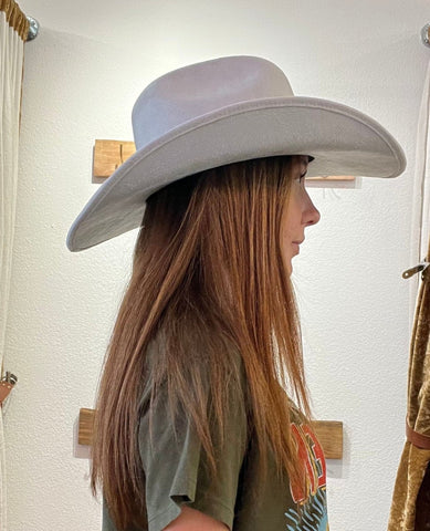 The Cowboy Fedora Silver - PINK ARROWS