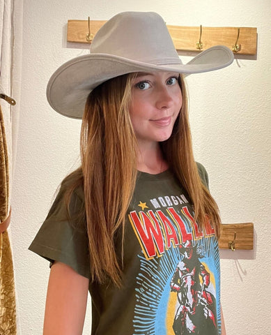 The Cowboy Fedora Silver - PINK ARROWS