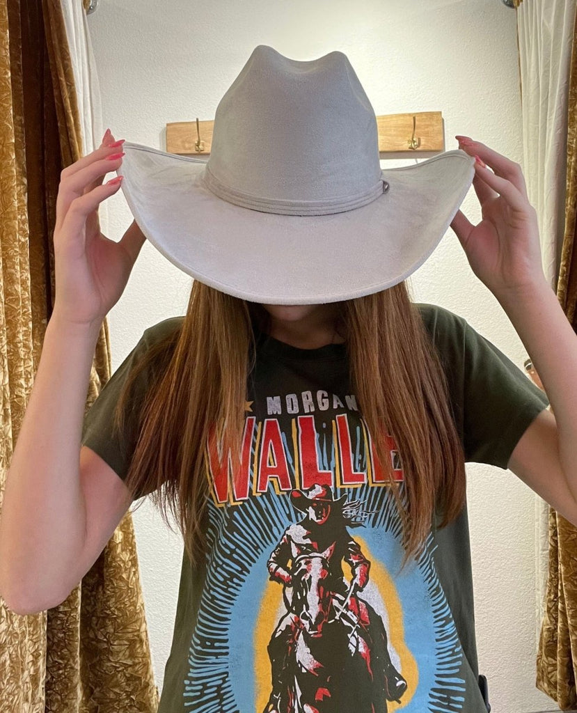 The Cowboy Fedora Silver - PINK ARROWS