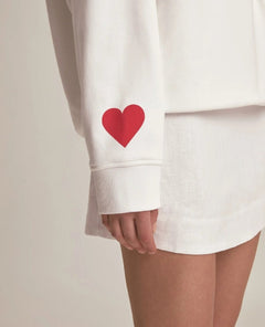 The Favorite Bride Sweatshirt White - PINK ARROWS