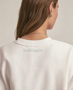 The Favorite Bride Sweatshirt White - PINK ARROWS