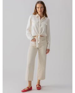 The Marine Pant French Vanilla - PINK ARROWS