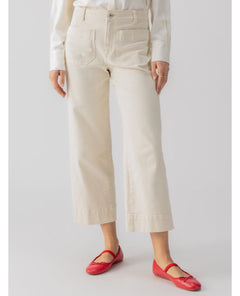 The Marine Pant French Vanilla - PINK ARROWS