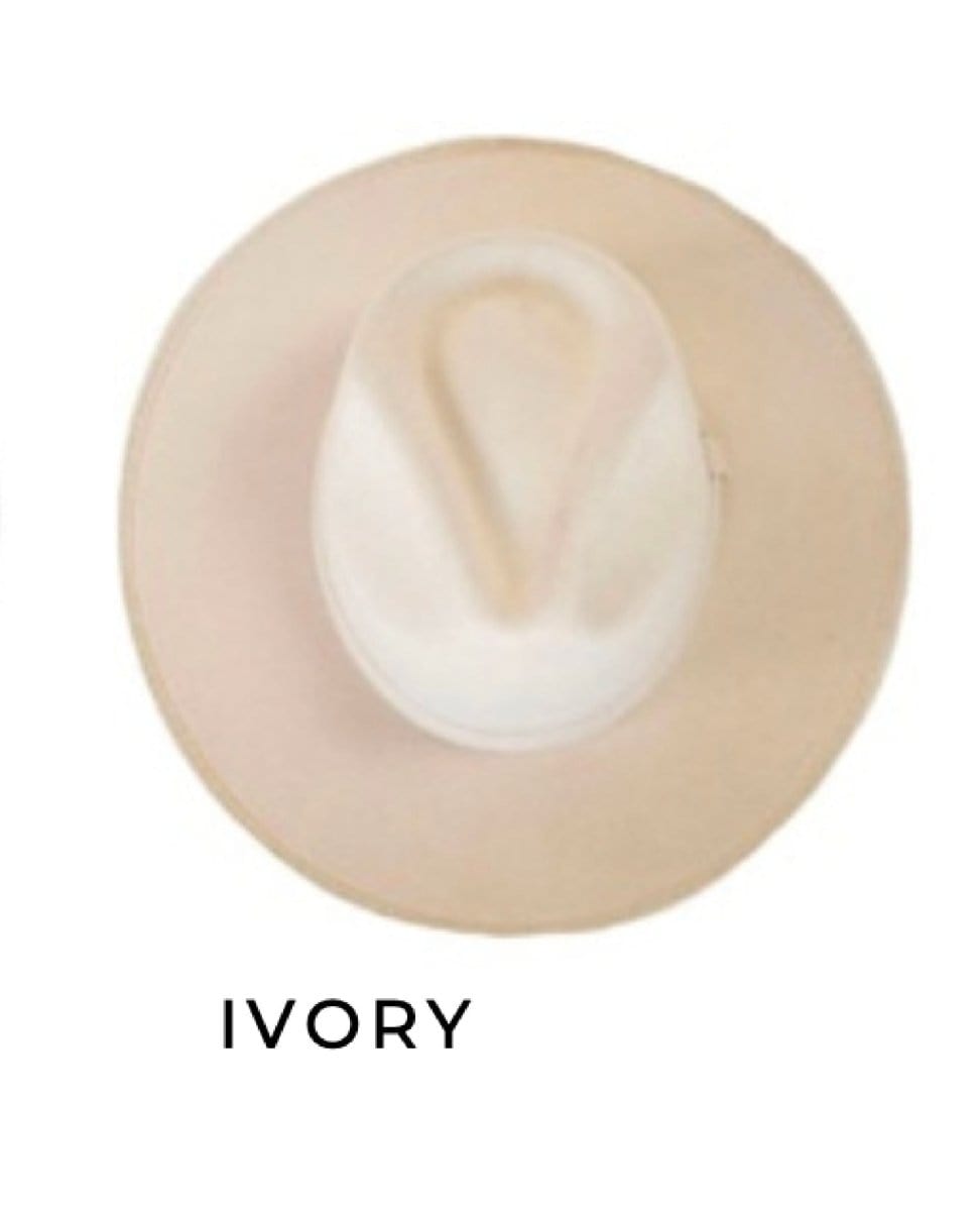 The Mojave Fedora Ivory - PINK ARROWS