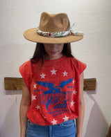 The Nomad Fedora Camel - PINK ARROWS