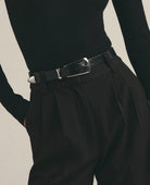 The Statement Belt Black Nickel - PINK ARROWS