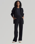 The Wide Leg Pant Black - PINK ARROWS