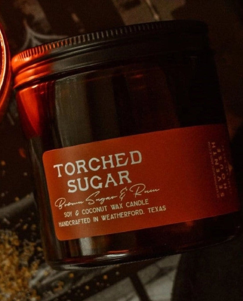 Torched Sugar - Brown Sugar & Rum Candle - PINK ARROWS
