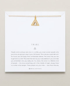 Tribe Friendship Necklace Gold - PINK ARROWS