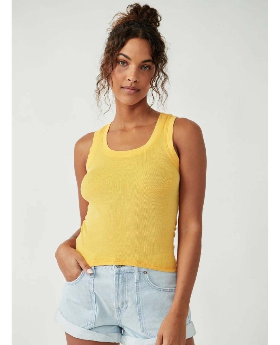 U Neck Tank Top Sun - PINK ARROWS