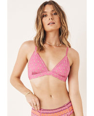 Utopia Tri Bralette Flamingo - PINK ARROWS