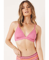 Utopia Tri Bralette Flamingo - PINK ARROWS