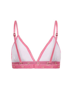 Utopia Tri Bralette Flamingo - PINK ARROWS