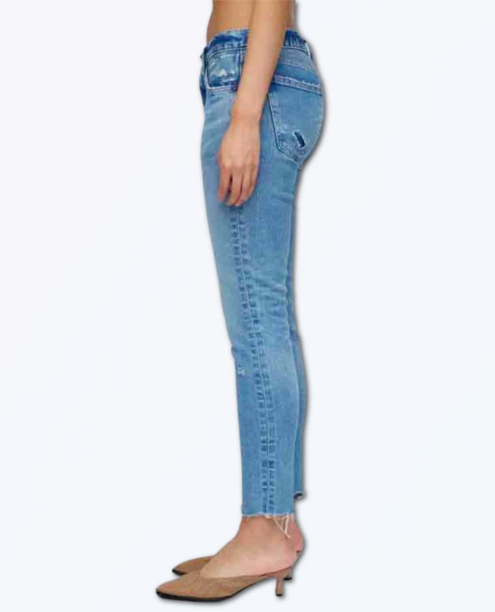 Vintage Depew Skinny Jean Light Blue - PINK ARROWS