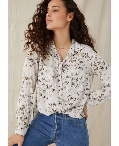 Vintage Ditsy Floral Long Sleeve - PINK ARROWS