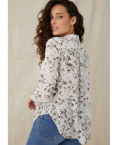 Vintage Ditsy Floral Long Sleeve - PINK ARROWS