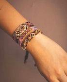 Wayuu Skinny Bracelet Barbie Pink - PINK ARROWS