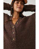 Whistle Thermal Henley Brownstone Combo - PINK ARROWS