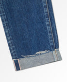 Wilbur Mid - rise Tapered Vintage Blue Jeans - PINK ARROWS