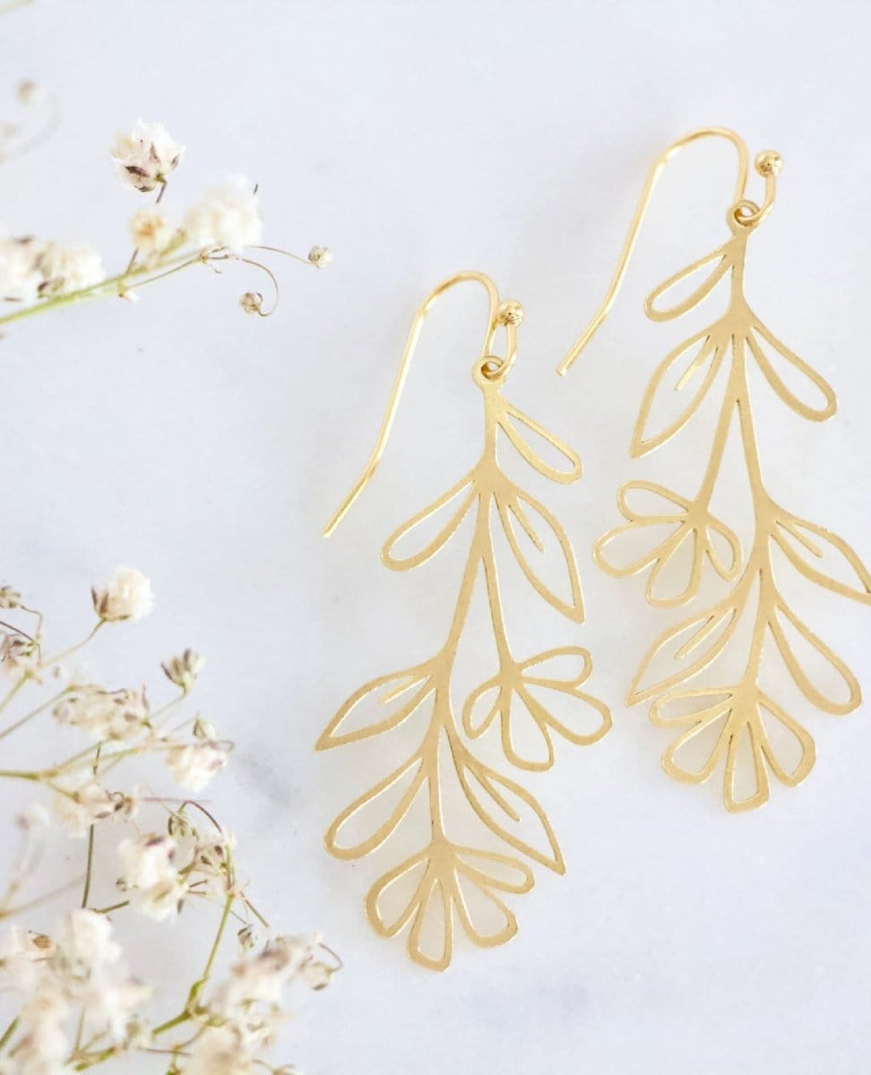 Wild Flower Earrings - PINK ARROWS