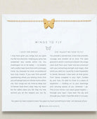 Wings to Fly Icon Necklace Gold - PINK ARROWS